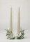 Ceramic Hummingbird with Magnolia Flower Candle Holder - Set of 2, Garden Decor, Vintage Decor, Gift for Her, Gift for Mom